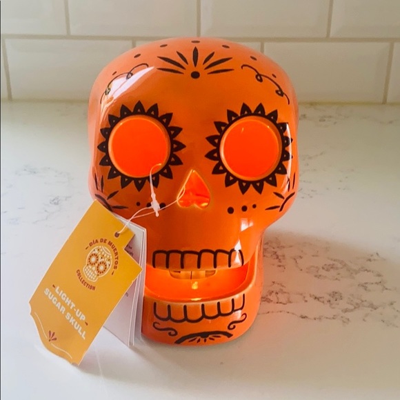 Target Día de Muertos Collection Orange  Sugar Skull - Picture 3 of 16